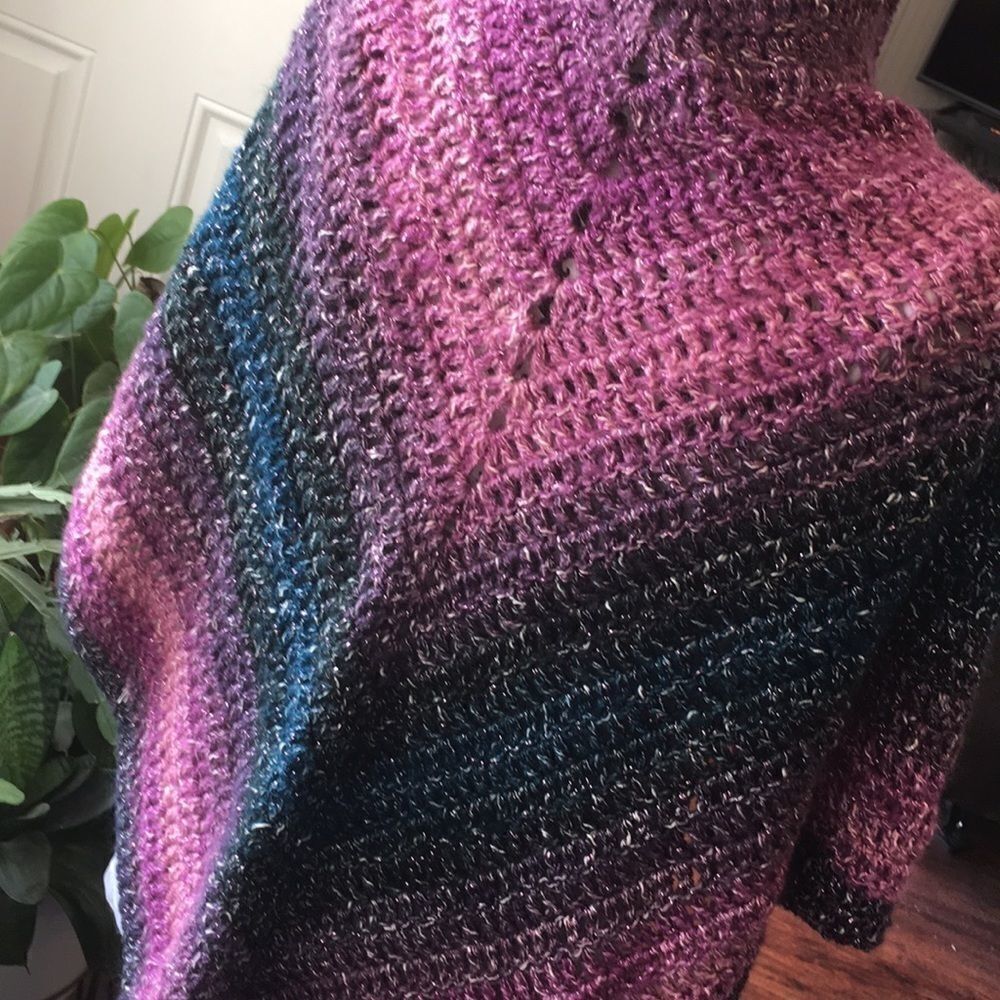 Handcrafted in the USA Shimmer WRAP/SCARF - Picture 2 of 5